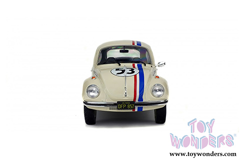 Solido - Volkswagen Beetle 1303 Racer #53 Hardtop (1973, 1/18 scale diecast model car, Cream) S1800505