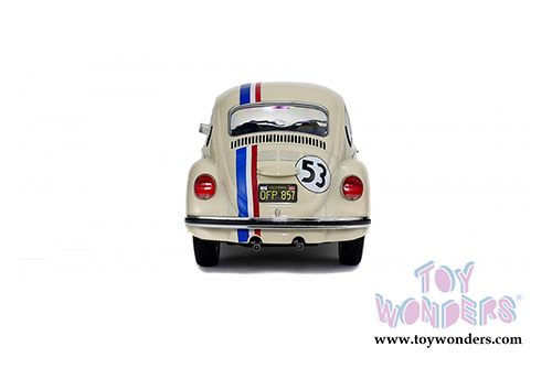 Solido - Volkswagen Beetle 1303 Racer #53 Hardtop (1973, 1/18 scale diecast model car, Cream) S1800505