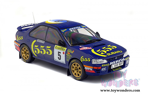 Solido - Subaru Impreza Montecarlo #5 Hardtop (1995, 1/18 scale diecast model car, Blue) S1800802