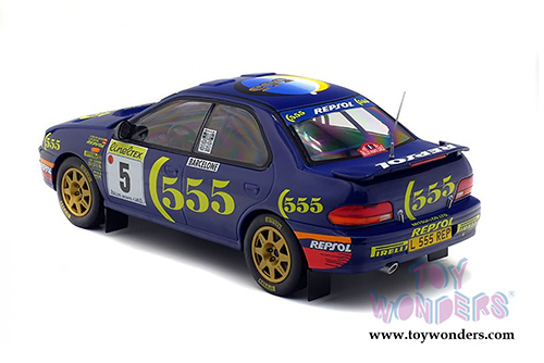 Solido - Subaru Impreza Montecarlo #5 Hardtop (1995, 1/18 scale diecast model car, Blue) S1800802