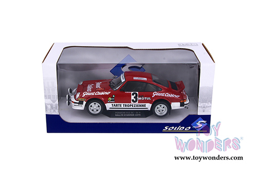 Solido - Porsche 911 SC Gr.4 #3 Rallye d'Armor/Beguin Hardtop (1979, 1/18 scale diecast model car, Red) S1800804