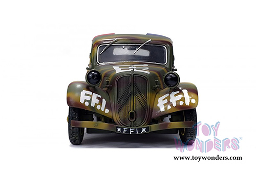 Solido - Citroën Traction 11CV FFI Hardtop (1944, 1/18 scale diecast model car, Green Camouflage) S1800902