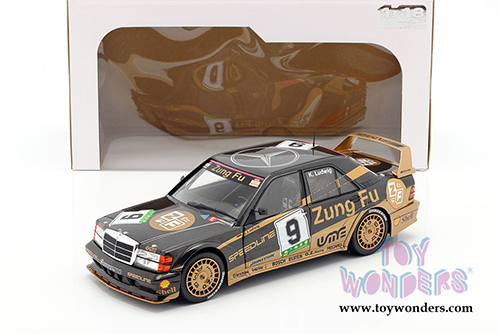 Solido - Mercedes-Benz 190 Evolution II #9 Grand Prix Macau 1991 - K. Ludwig (1991, 1/18 scale diecast model car, Black/Brown) S1801003