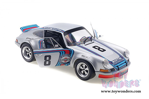 Solido - Porsche 911 RSR 2.7 Targa Florio #8 Martini Racing Hardtop (1973, 1/18 scale diecast model car, Silver) S1801104