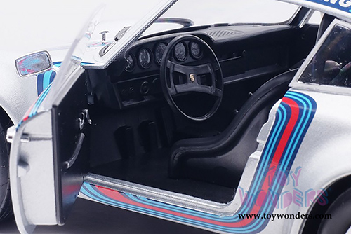 Solido - Porsche 911 RSR 2.7 Targa Florio #8 Martini Racing Hardtop (1973, 1/18 scale diecast model car, Silver) S1801104