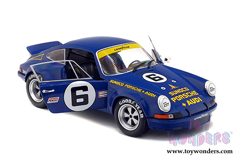 Solido - Porsche 911 RSR 24H of Daytona #6 Sunocco Donohue/Follmer Hardtop (1973, 1/18 scale diecast model car, Blue) S1801105