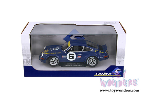 Solido - Porsche 911 RSR 24H of Daytona #6 Sunocco Donohue/Follmer Hardtop (1973, 1/18 scale diecast model car, Blue) S1801105