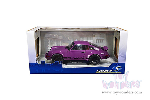 Solido - Porsche 911 RSR Coupe Street Fighter (1973, 1/18 scale diecast model car, Purple) S1801114