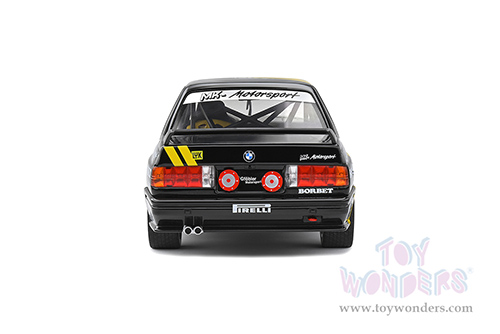 Solido Competition - BMW E30 M3 #31 Kurt Thiim "LuK" DTM Deutsche Tourenwagen Masters (1988, 1/18 scale diecast model car, Black/Yellow) S1801508