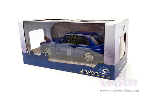 Solido - BMW E30 M3 (1990, 1/18 scale diecast model car, Mauritius Blue) S1801509