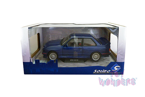 Solido - BMW E30 M3 (1990, 1/18 scale diecast model car, Mauritius Blue) S1801509