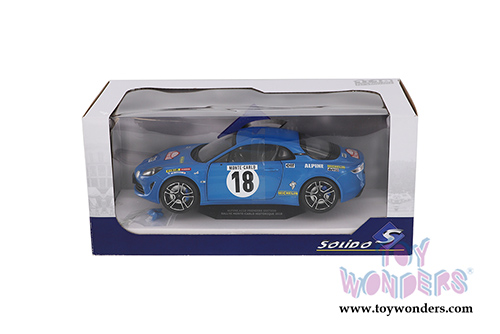 Solido - Alpine A110 #18 Premier Edition - Rallye Monte-Carlo Historique (2018, 1/18 scale diecast model car, Blue) S1801603