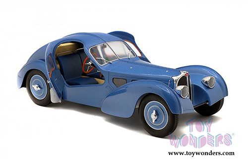Solido - Bugatti Type 57 SC Atlantic Hardtop (1937, 1/18 scale diecast model car, Blue) S1802102