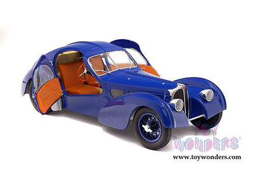 Solido - Bugatti Type 57 SC Atlantic Hardtop (1937, 1/18 scale diecast model car, Blue) S1802103
