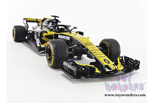 Solido - F1 Renault RS Launch Version (2018, 1/18 scale diecast model car, Black/Yellow) S1802401