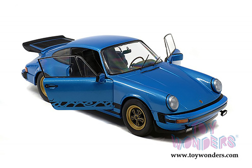 Solido - Porsche 911 Carrera 3.0 Coupe (1984, 1/18 scale diecast model car, Minerva Blue) S1802601