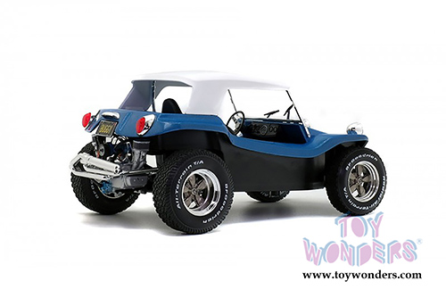 Solido - Buggy Meyers Manx Soft Top (1970, 1/18 scale diecast model car, Blue/White) S1802701
