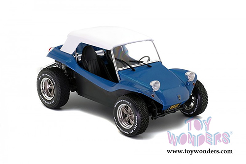 Solido - Buggy Meyers Manx Soft Top (1970, 1/18 scale diecast model car, Blue/White) S1802701