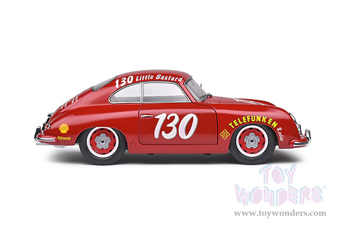 Solido Competition - Porsche 356 Pre-A #130 James Dean Tribute (1953, 1/18 scale diecast model car, Red) S1802804