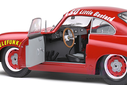 Solido Competition - Porsche 356 Pre-A #130 James Dean Tribute (1953, 1/18 scale diecast model car, Red) S1802804