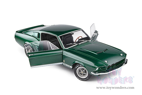 Solido - Shelby Mustang GT500 Hardtop (1967, 1/18 scale diecast model car, Dark Highland Green) S1802904