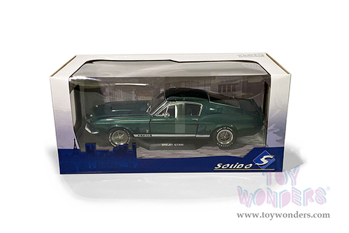 Solido - Shelby Mustang GT500 Hardtop (1967, 1/18 scale diecast model car, Dark Highland Green) S1802904