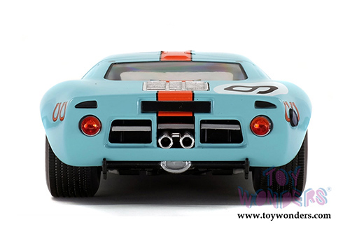 Solido - Ford GT40 MKI #9 Gulf&reg; Oil 24H of Le Mans (1/18 scale diecast model car, Light Blue/Orange) S1803001