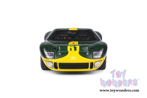 Solido Competition - Ford GT40 MK.1 #61 - Jim Clark Ford Performance Collection (1966, 1/18 scale diecast model car, Green/Yellow) S1803004