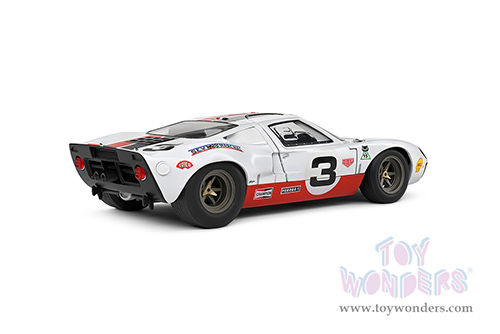 Solido Competition - Ford GT40 MK.1 #3 - Eric Dean Design (2015, 1/18 scale diecast model car, White/Red/Black stripes) S1803010