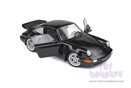 Solido - Porsche 911 (964) Turbo 3.6 Hardtop (1993, 1/18 scale diecast model car, Black) S1803404