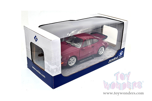 Solido - Porsche 911 (964) Turbo Sternrubin (1991, 1/18 scale diecast model car, Red) S1803406