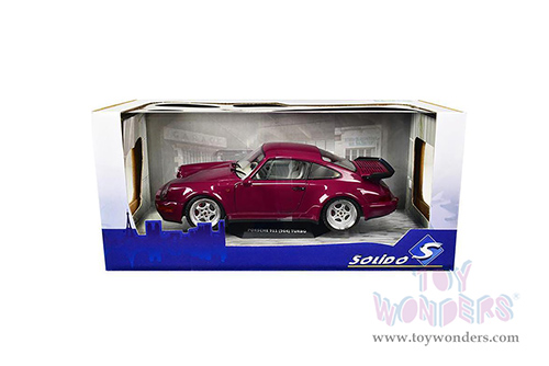 Solido - Porsche 911 (964) Turbo Sternrubin (1991, 1/18 scale diecast model car, Red) S1803406