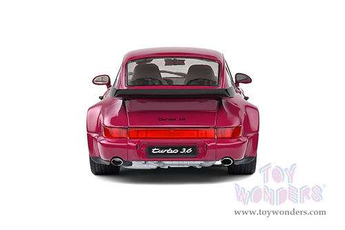 Solido - Porsche 911 (964) Turbo Sternrubin (1991, 1/18 scale diecast model car, Red) S1803406