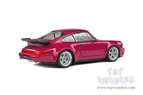 Solido - Porsche 911 (964) Turbo Sternrubin (1991, 1/18 scale diecast model car, Red) S1803406