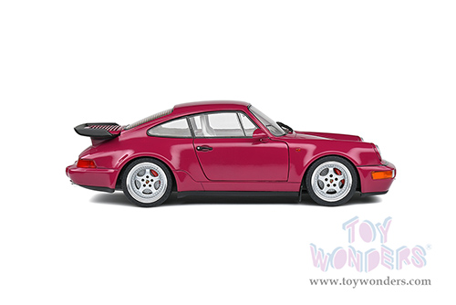 Solido - Porsche 911 (964) Turbo Sternrubin (1991, 1/18 scale diecast model car, Red) S1803406