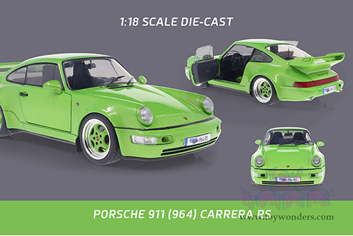 Solido - Porsche 911 (964) Carrera RS "Streetfighter" (1990, 1/18 scale diecast model car, Green Metallic) S1803411