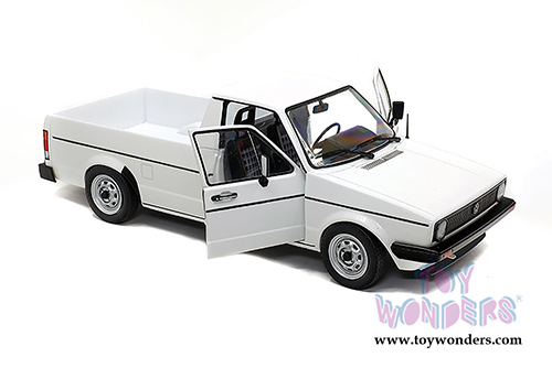 Solido - Volkswagen Caddy MK1 Pickup (1982, 1/18 scale diecast model car, White) S1803501