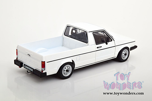 Solido - Volkswagen Caddy MK1 Pickup (1982, 1/18 scale diecast model car, White) S1803501