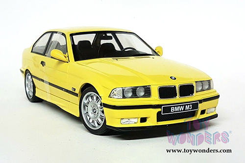 Solido - BMW E30 Coupe M3 (1990, 1/18 scale diecast model car, Yellow) S1803902