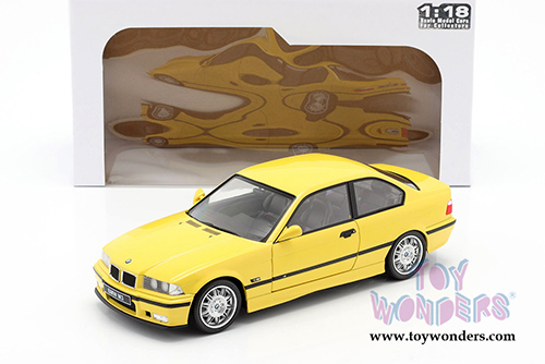 Solido - BMW E30 Coupe M3 (1990, 1/18 scale diecast model car, Yellow) S1803902