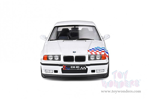 Solido - BMW E36 Coupe M3 Lightweight (1995, 1/18 scale diecast model car, White) S1803903