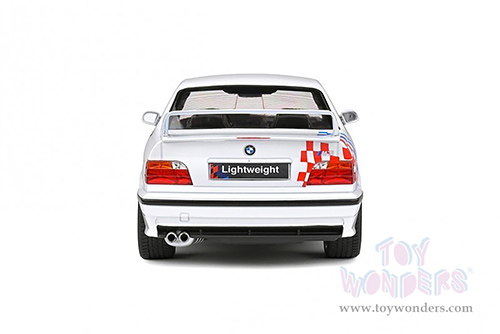 Solido - BMW E36 Coupe M3 Lightweight (1995, 1/18 scale diecast model car, White) S1803903