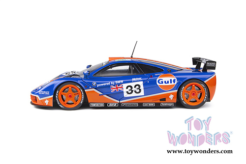 Solido Competition - McLaren F1 GTR Short Tail #33 Le Mans 24 Hour Bellm/Letho/Weaver (1996, 1/18 scale diecast model car, Blue/Orange) S1804101