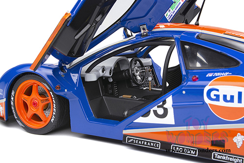 Solido Competition - McLaren F1 GTR Short Tail #33 Le Mans 24 Hour Bellm/Letho/Weaver (1996, 1/18 scale diecast model car, Blue/Orange) S1804101