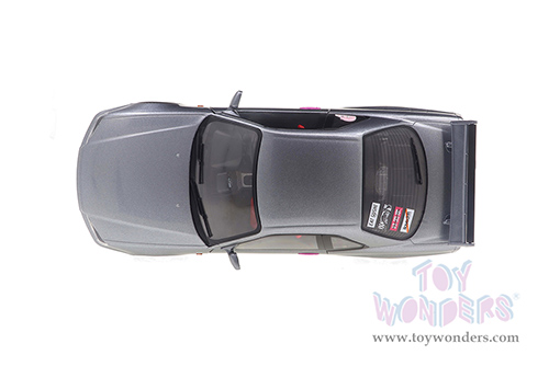 Solido - Nissan Skyline (R34) GT-R Hardtop (1999, 1/18 scale diecast model car, Silver/Purple accents) S1804310