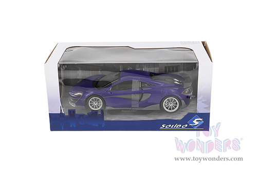 Solido - McLaren 600LT Coupe (2018, 1/18 scale diecast model car, Lantana Purple) S1804502