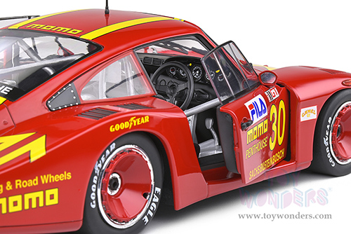 Solido Competition - Porsche 935 Moby Dick #30 Le Mans 24 Hour Moretti (1982, 1/18 scale diecast model car, Red) S1805403