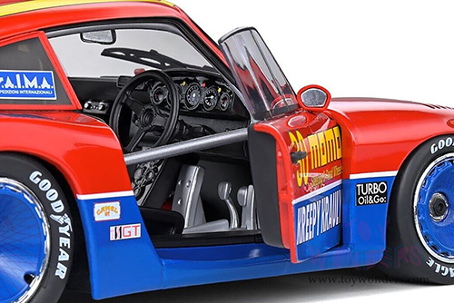 Solido Competition - Porsche 935 Moby Dick #30 Giampero Moretti - Sarel Van Der Merve "Kreepy Krauly" 6H of Mid-Ohio 1983 (1/18 scale diecast model car, Red/Blue) S1805404