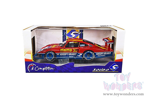 Solido Competition - Porsche 935 Moby Dick #30 Giampero Moretti - Sarel Van Der Merve "Kreepy Krauly" 6H of Mid-Ohio 1983 (1/18 scale diecast model car, Red/Blue) S1805404