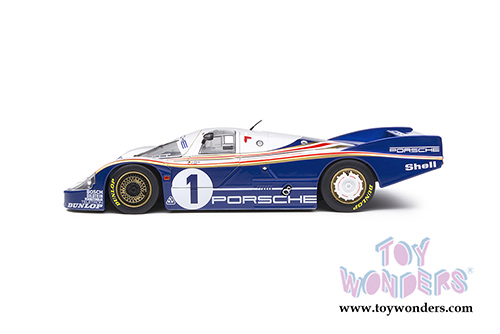 Solido - Porsche 956LH Winner 24H Le Mans 1982 ICKX / Bell #1 (1/18 scale diecast model car, White/Blue) S1805501